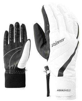 SkI Handschuhe Ziener Kitty AS® Lady White 8 SkI Handschuhe - 1