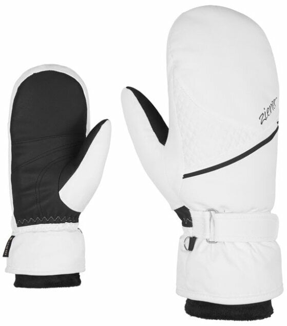 Lyžiarske rukavice Ziener Kiani GTX + Gore Plus Warm White 7,5 Lyžiarske rukavice