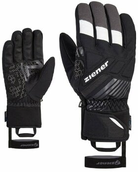 Lyžařské rukavice Ziener Genrix AS® AW Black 8,5 Lyžařské rukavice - 1