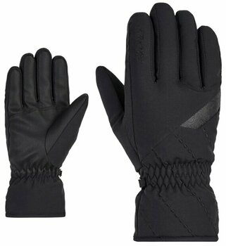 Ski Gloves Ziener Kajana PR Lady Black 6,5 Ski Gloves - 1