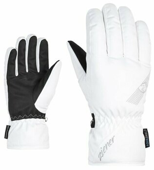 Ski Gloves Ziener Korena AS® Lady White 6,5 Ski Gloves - 1
