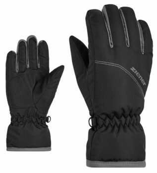 Lyžiarske rukavice Ziener Lerin Black 5 Lyžiarske rukavice - 1