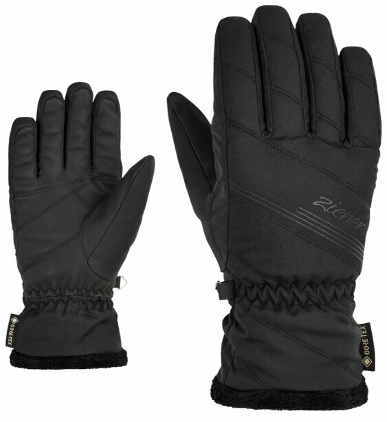 Ski Gloves Ziener Kasia GTX Black 7,5 Ski Gloves