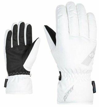 Smučarske rokavice Ziener Korena AS® Lady White 7,5 Smučarske rokavice - 1