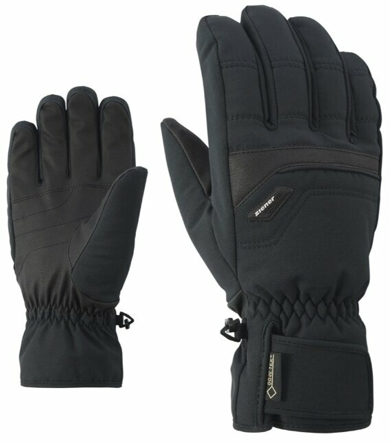 Ski-handschoenen Ziener Glyn GTX + Gore Plus Black 10 Ski-handschoenen