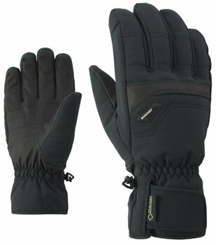 Ski Gloves Ziener Glyn GTX + Gore Plus Black 10 Ski Gloves - 1