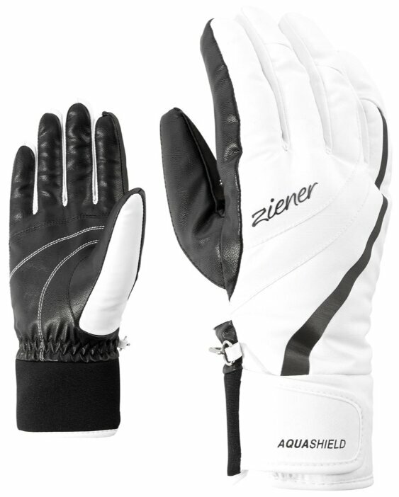 Smučarske rokavice Ziener Kitty AS® Lady White 7 Smučarske rokavice