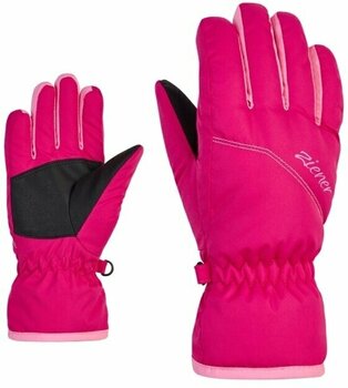 Ski Gloves Ziener Lerin Pop Pink 5 Ski Gloves - 1