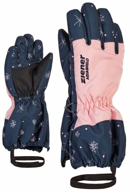 Ski Gloves Ziener Levio AS® Snowcrystal Print 4,5 Ski Gloves