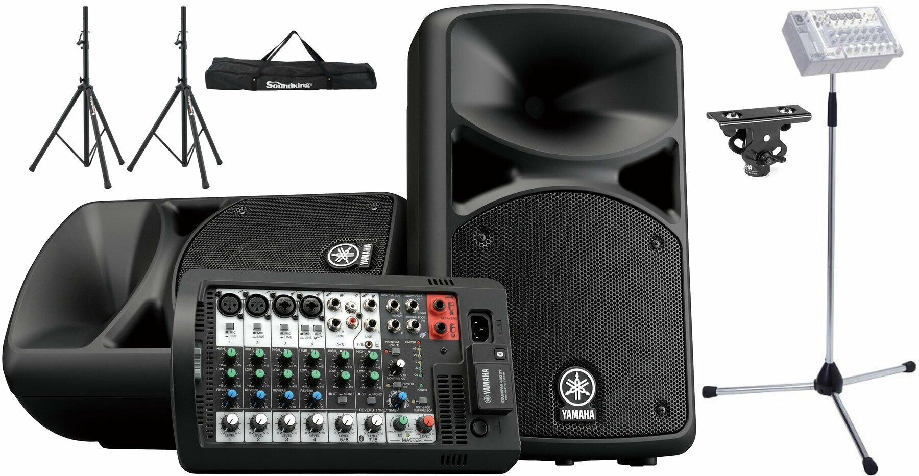 Portable PA System Yamaha STAGEPAS400BT SET Portable PA System