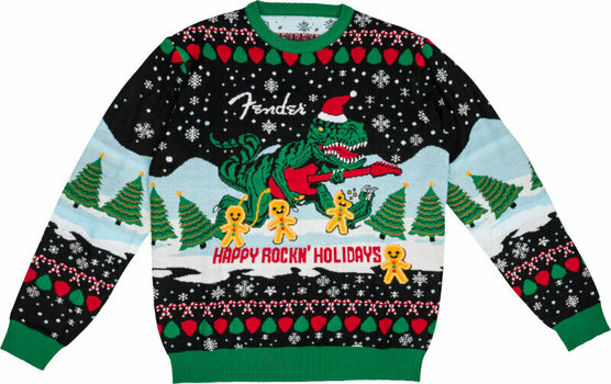 Дреха с качулка Fender Дреха с качулка 2023 Ugly Christmas Мулти 2XL - 1