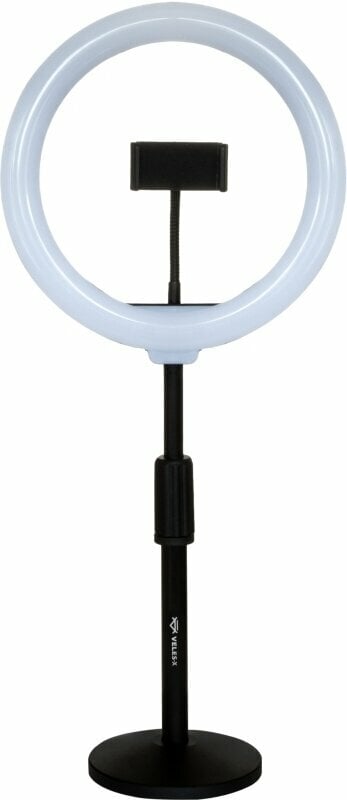 Luce circolare Veles-X Desktop Ring Light with Stand and Phone Holder