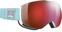 Ski Brillen Julbo Shadow Light Blue/White/Red Ski Brillen