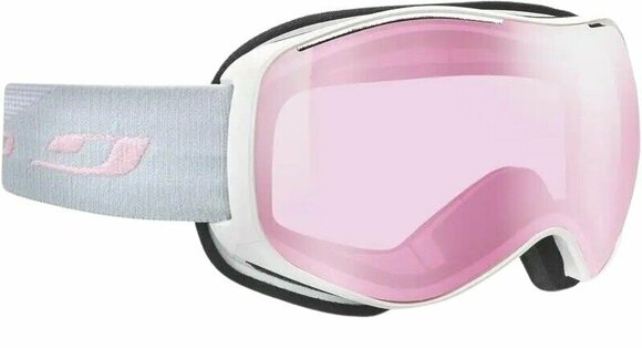 Ski Brillen Julbo Ellipse White/Pink/Flash Silver Ski Brillen - 1