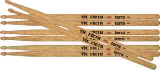 Drumsticks Vic Firth P5BT4PK American Classic Terra Series 4pr Value Pack Drumsticks