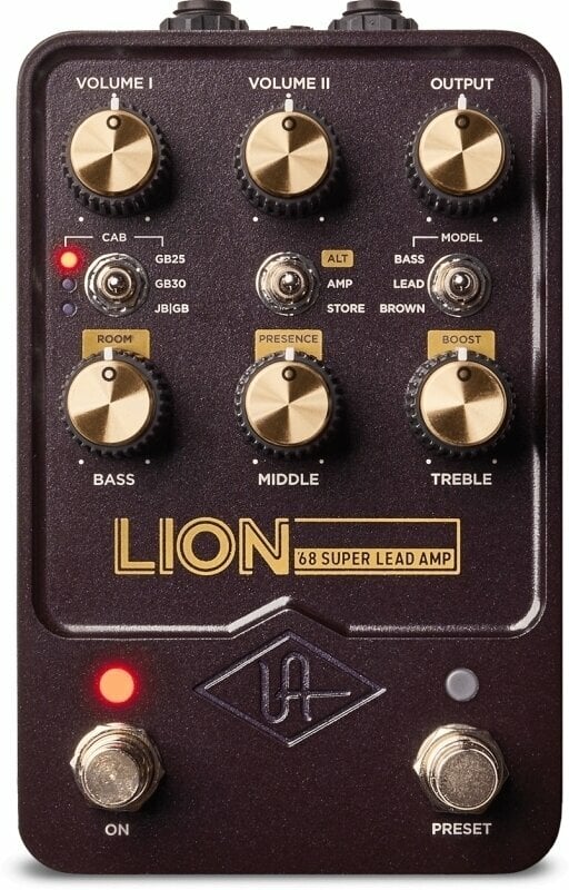 Gitarreneffekt Universal Audio UAFX Lion ‘68 Super Lead Amp Pedal