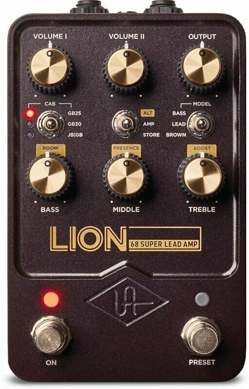 Universal Audio UAFX Lion '68 Super Lead Amp Pedal Amplficator