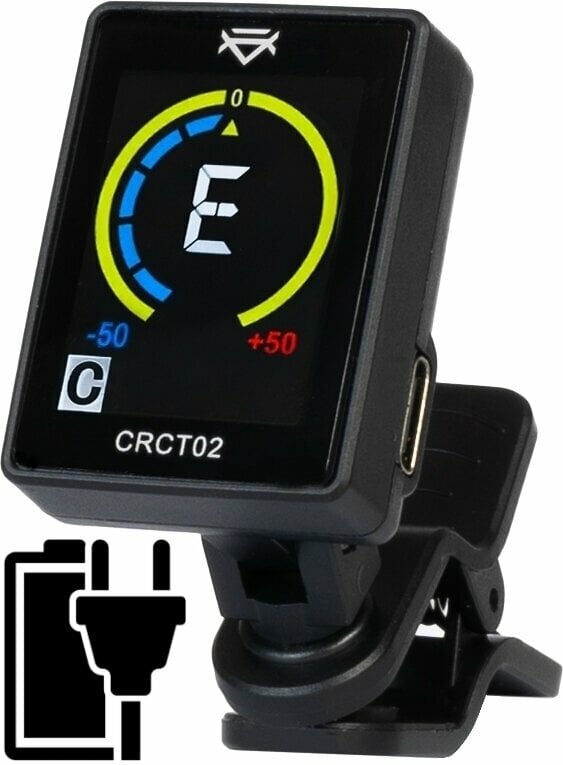 Anklemmbares Stimmgerät Veles-X Clip-on Rechargeable Chromatic Tuner
