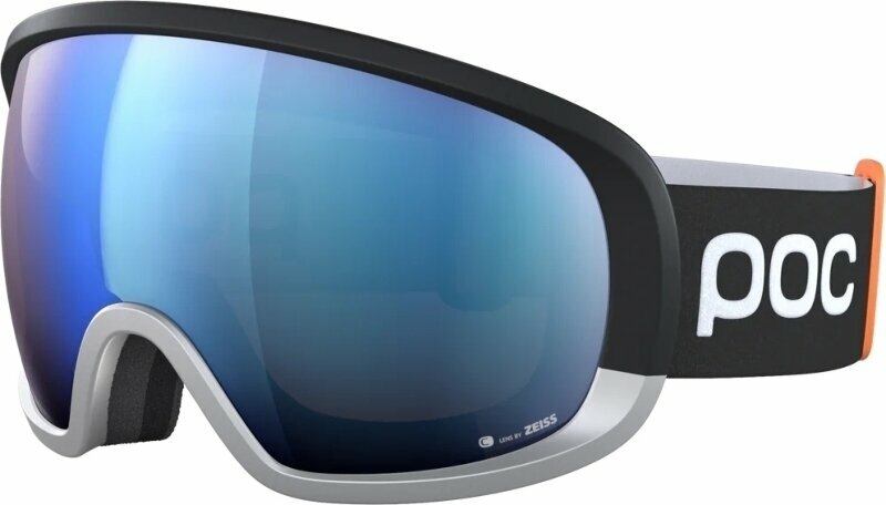 Óculos de esqui POC Fovea Race Uranium Black/Argentite Silver/Partly Sunny Blue Óculos de esqui
