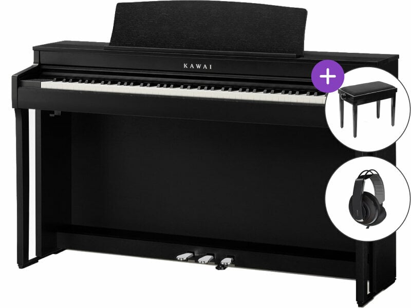 Levně Kawai CN301 SET Premium Satin Black Digitální piano