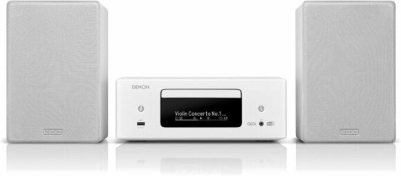 Home Sound Systeem Denon RCD-N12 DAB White - 1