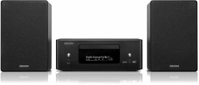 Домашна звукова система Denon RCD-N12 DAB Black Домашна звукова система