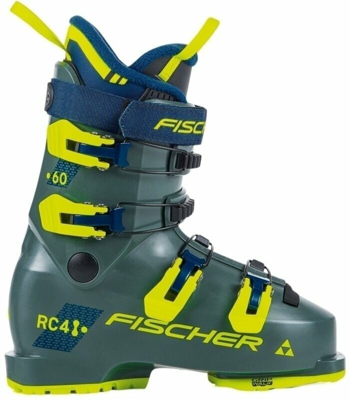 Chaussures de ski alpin Fischer RC4 60 JR GW Boots Rhino Grey 225 Chaussures de ski alpin