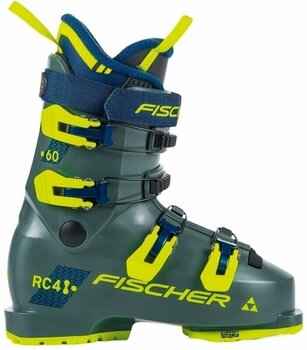 Alpine Ski Boots Fischer RC4 60 JR GW Boots Rhino Grey 225 Alpine Ski Boots - 1
