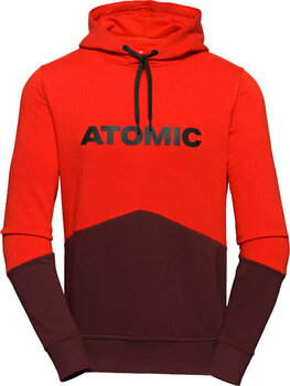Camiseta de esquí / Sudadera con capucha Atomic RS Hoodie Red/Maroon M Sudadera - 1