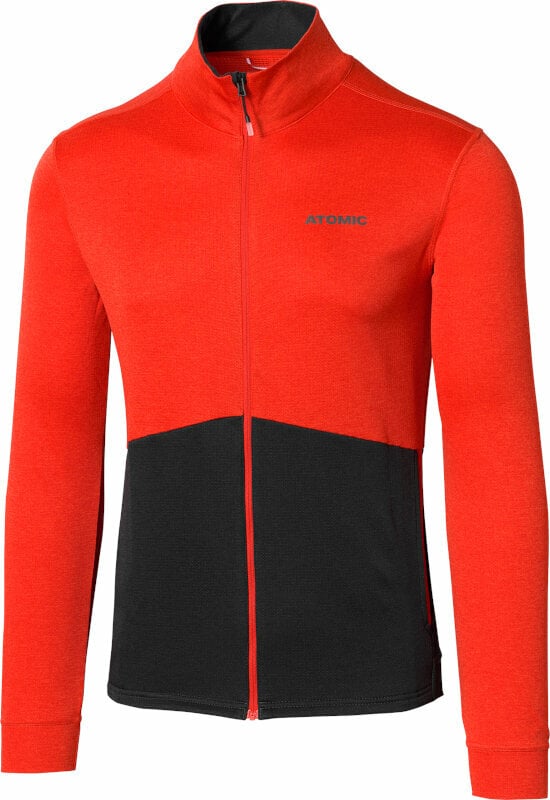 Ski T-shirt /hættetrøje Atomic Alps Jacket Men Red/Anthracite L Jumper