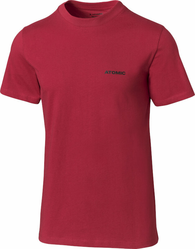 Φούτερ και Μπλούζα Σκι Atomic RS WC T-Shirt Dark Red M Κοντομάνικη μπλούζα
