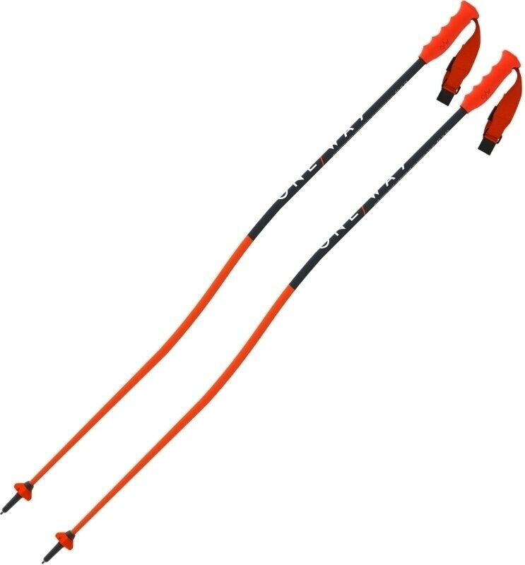 Bâtons de ski One Way RD 16 GS Poles Orange/Black 115 cm Bâtons de ski