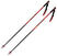 Bețe de schi Rossignol Hero SL Ski Poles Negru/Roșu 135 cm Bețe de schi