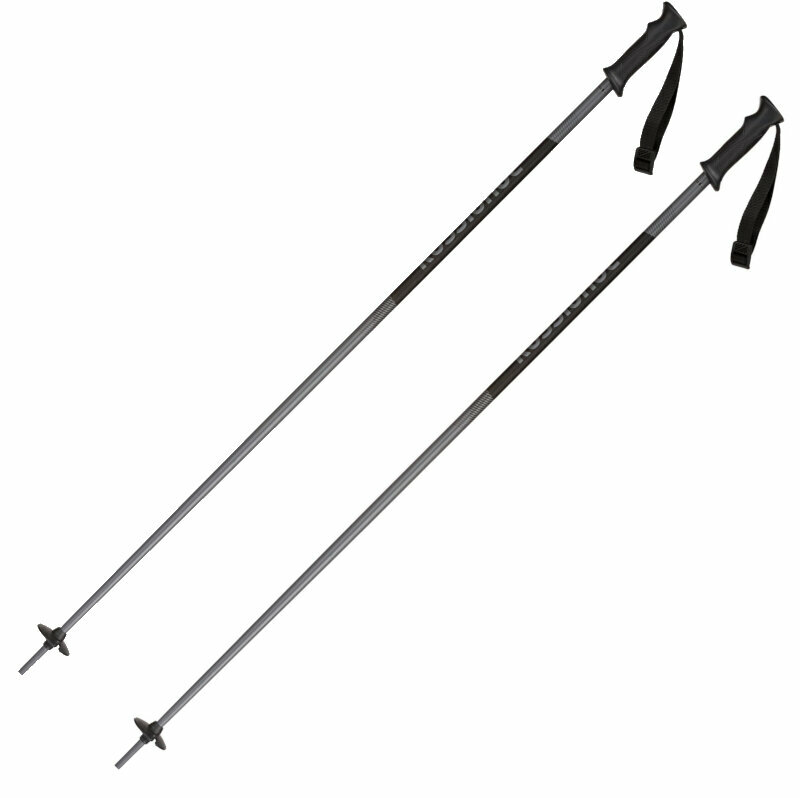 Lyžiarske palice Rossignol Tactic Ski Poles Grey/Black 120 cm Lyžiarske palice