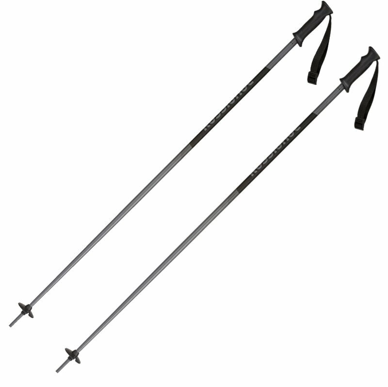 Lyžiarske palice Rossignol Tactic Ski Poles Grey/Black 125 cm Lyžiarske palice