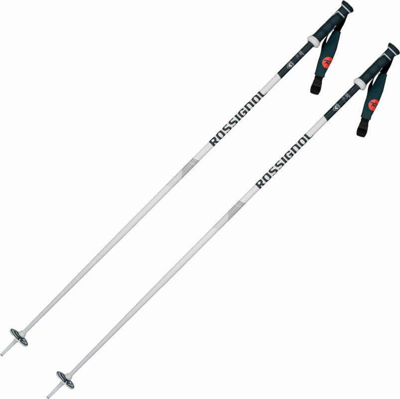 Bastões de esqui Rossignol Tactic Safety Ski Poles White 120 cm Bastões de esqui