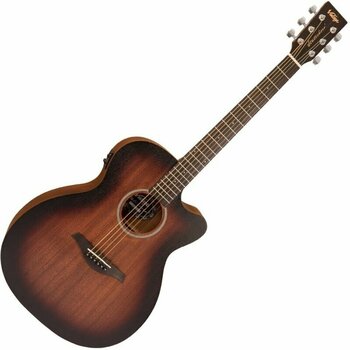 electro-acoustic guitar Vintage VE660WK Whisky Sour - 1