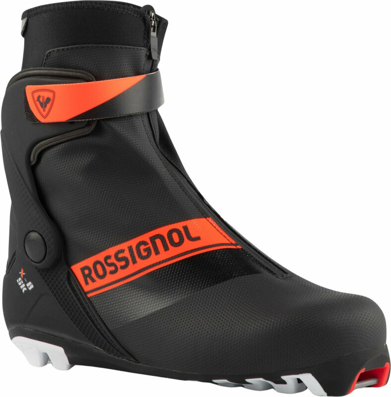 Bežecké lyžiarske topánky Rossignol X-8 Skate Black/Red 8