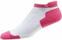 Nogavice Footjoy Techsof Socks Rolltab Womens Nogavice White Pink/Blanc Rose S