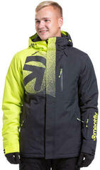 Lyžařská bunda Meatfly Shader Mens SNB and Ski Jacket Acid Lime/Black XL Lyžařská bunda