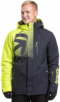 Casaco de esqui Meatfly Shader Mens SNB and Ski Jacket Acid Lime/Black XL - 1