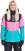 Ски яке Meatfly Kirsten Womens SNB and Ski Jacket Hot Pink/Turquoise S Ски яке