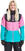 Casaco de esqui Meatfly Kirsten Womens SNB and Ski Jacket Hot Pink/Turquoise M