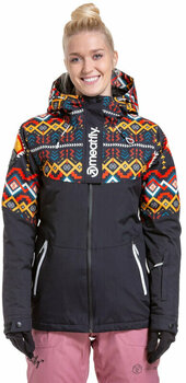 Ski Jacket Meatfly Kirsten Womens SNB and Ski Jacket Black S Ski Jacket - 1