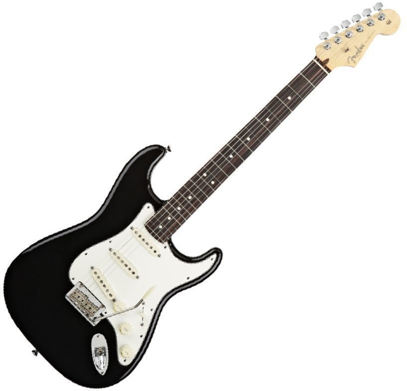 Elektromos gitár Fender American Standard Stratocaster RW Black
