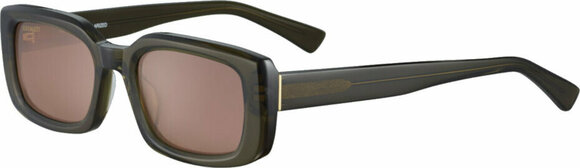 Lifestyle Glasses Serengeti Nicholson Shiny Crystal Green/Mineral Polarized Drivers Gradient Lifestyle Glasses - 1