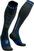 Κάλτσες Τρεξίματος Compressport Alpine Ski Full Socks Black/Estate Blue T4 Κάλτσες Τρεξίματος