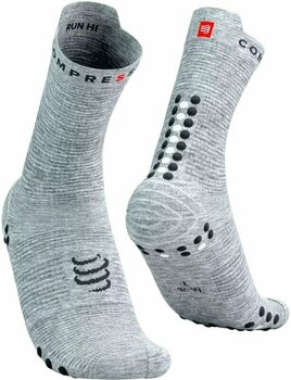 Running socks
 Compressport Pro Racing Socks v4.0 Run High Grey Melange/Black T1 Running socks - 1