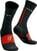 Calcetines para correr Compressport Pro Racing Socks Winter Run Black/High Risk Red T1 Calcetines para correr