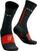 Löparstrumpor Compressport Pro Racing Socks Winter Run Black/High Risk Red T3 Löparstrumpor